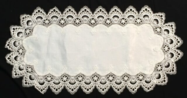 White Lace Table Runners Lidl Dollys