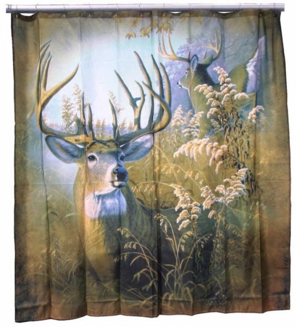 deer shower curtain