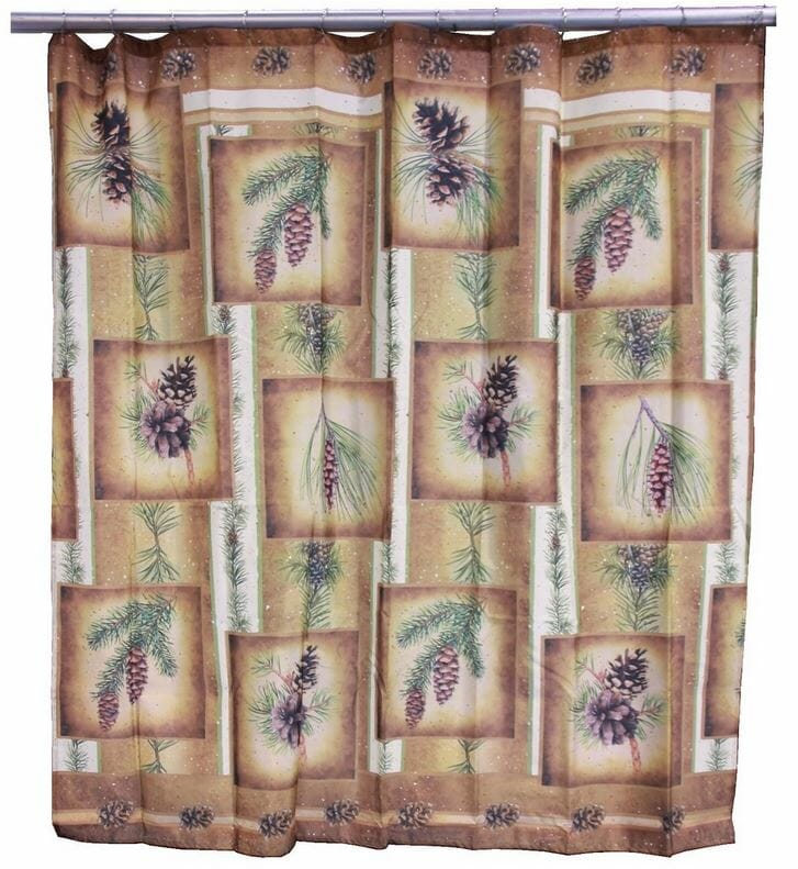 Shower Curtain Pine Cone Lidl Dollys, Pine Cone Shower Curtain