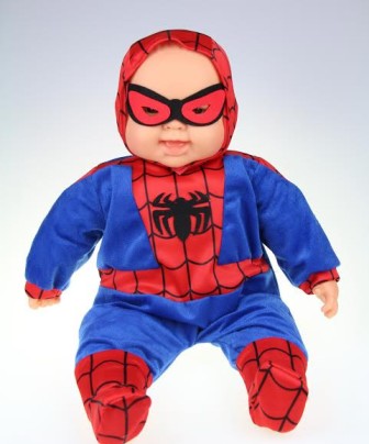 spiderman baby doll