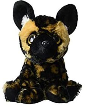 painted dog stuffed animal