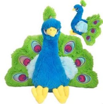 plush peacock
