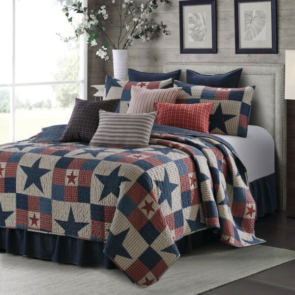 MOUNTAIN CABIN GRAY QUILT SET - Lidl Dollys