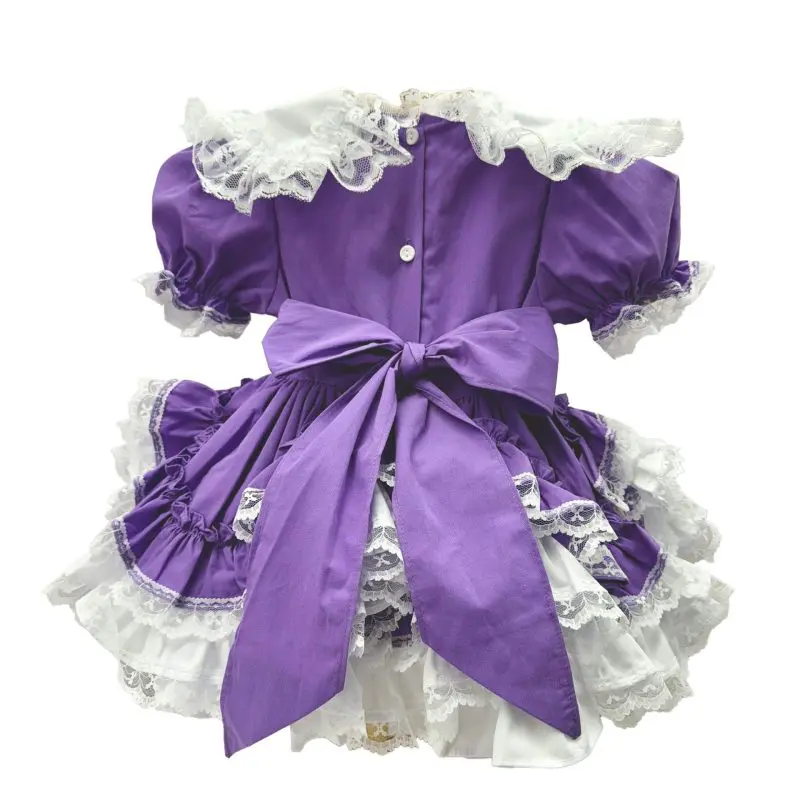 purple southern belle dress Vintage Lavender Ruffle Costume Dress Little Bo Peep Southern Belle Style