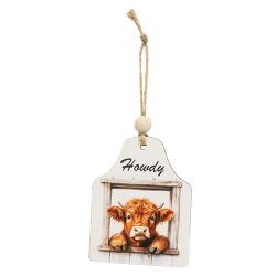 ORNAMENT HOWDY BABY CALF